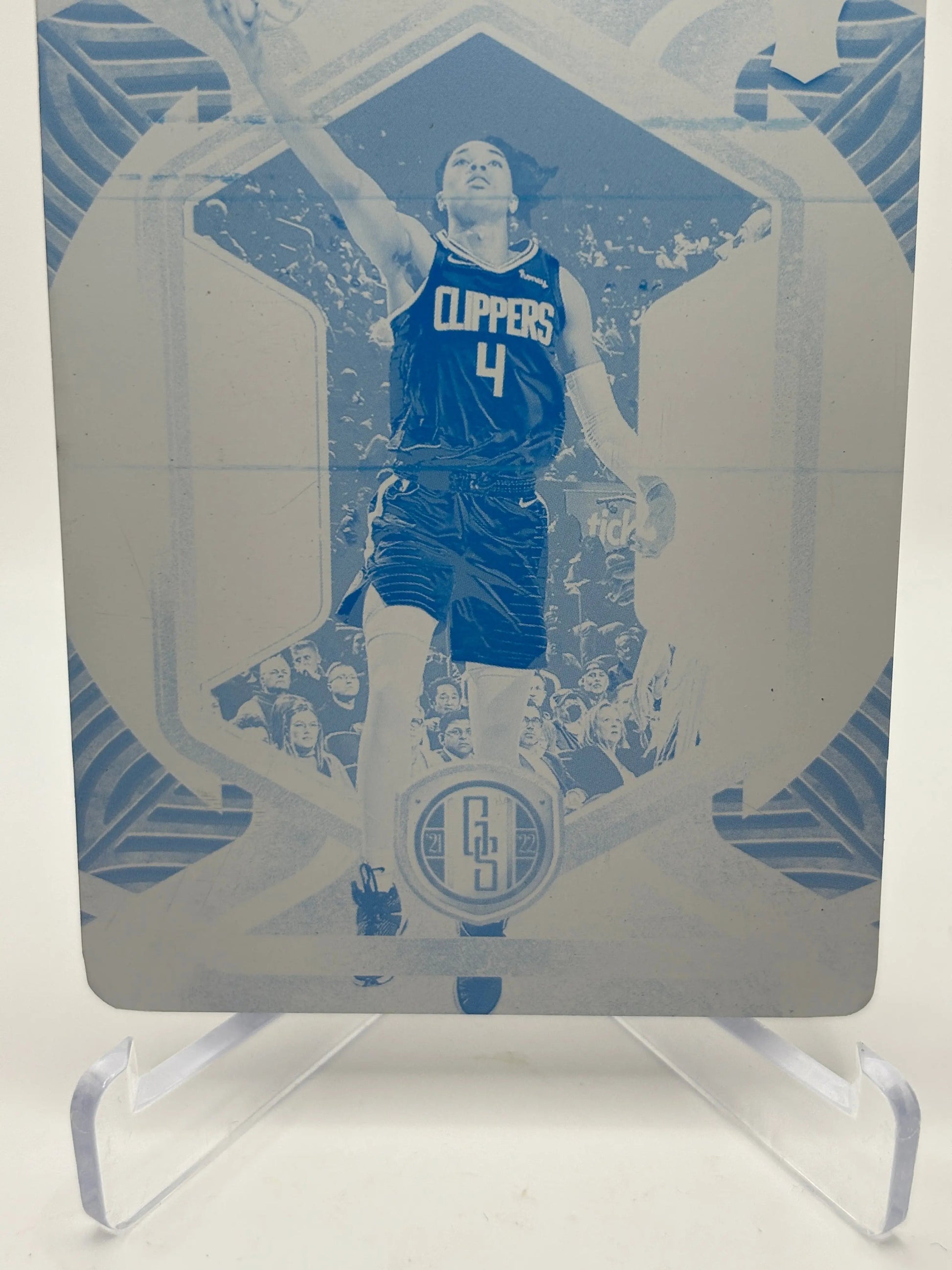 2023 Panini Chronicles Los Angeles Clippers Brandon Boston Jr. #599 Cyan Plate 1/1 FRENLY BRICKS - Open 7 Days
