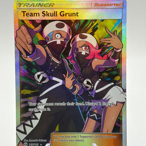 Pokemon TCG Sun Moon Base - Team Skull Grunt 149/149 Full Art NM FRENLY BRICKS - Open 7 Days
