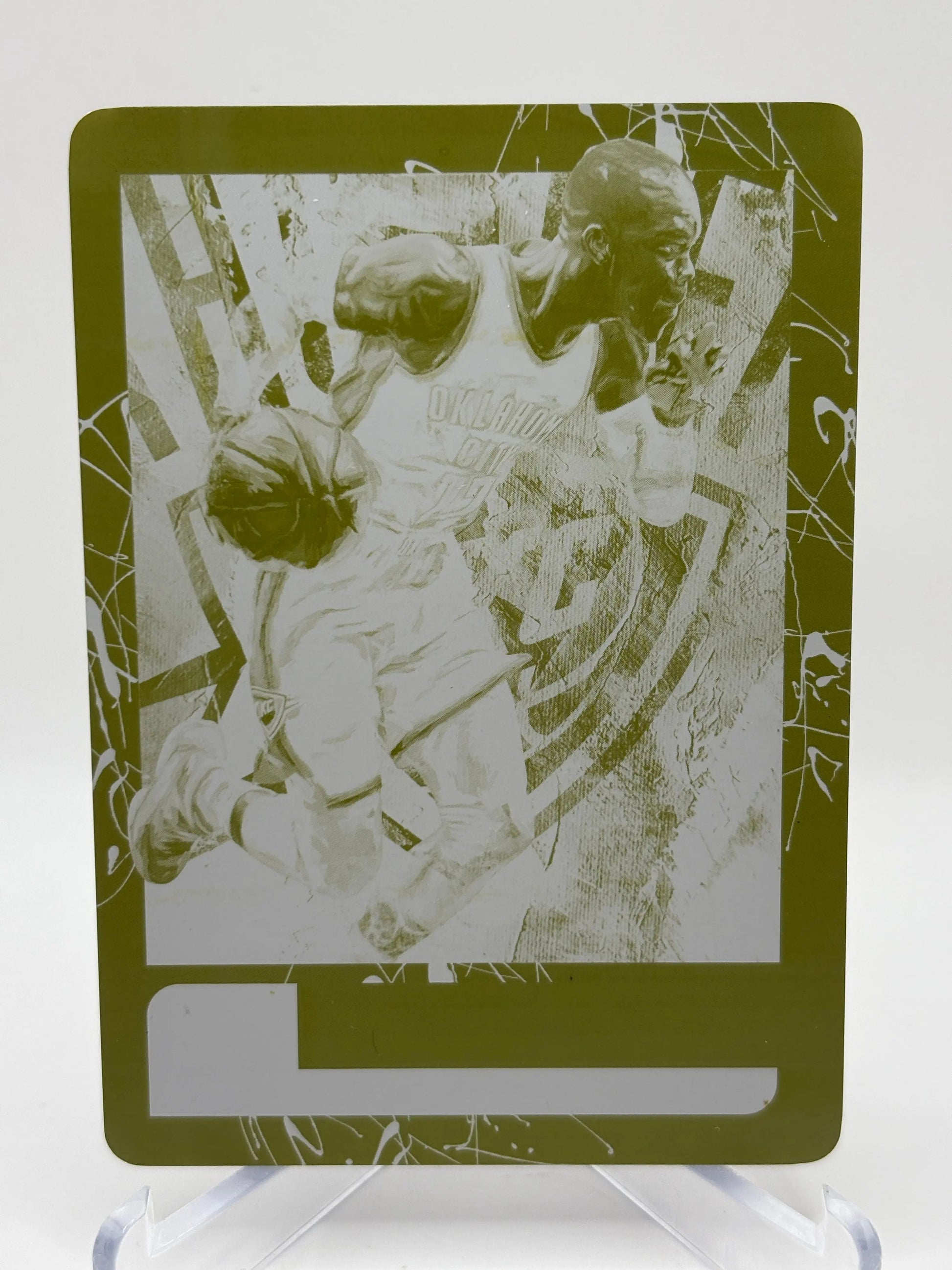 2018-19 Panini Court Kings Dennis Schroder 1/1 YELLOW PLATE FRENLY BRICKS - Open 7 Days