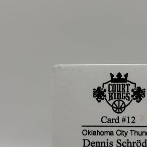 2018-19 Panini Court Kings Dennis Schroder 1/1 YELLOW PLATE FRENLY BRICKS - Open 7 Days