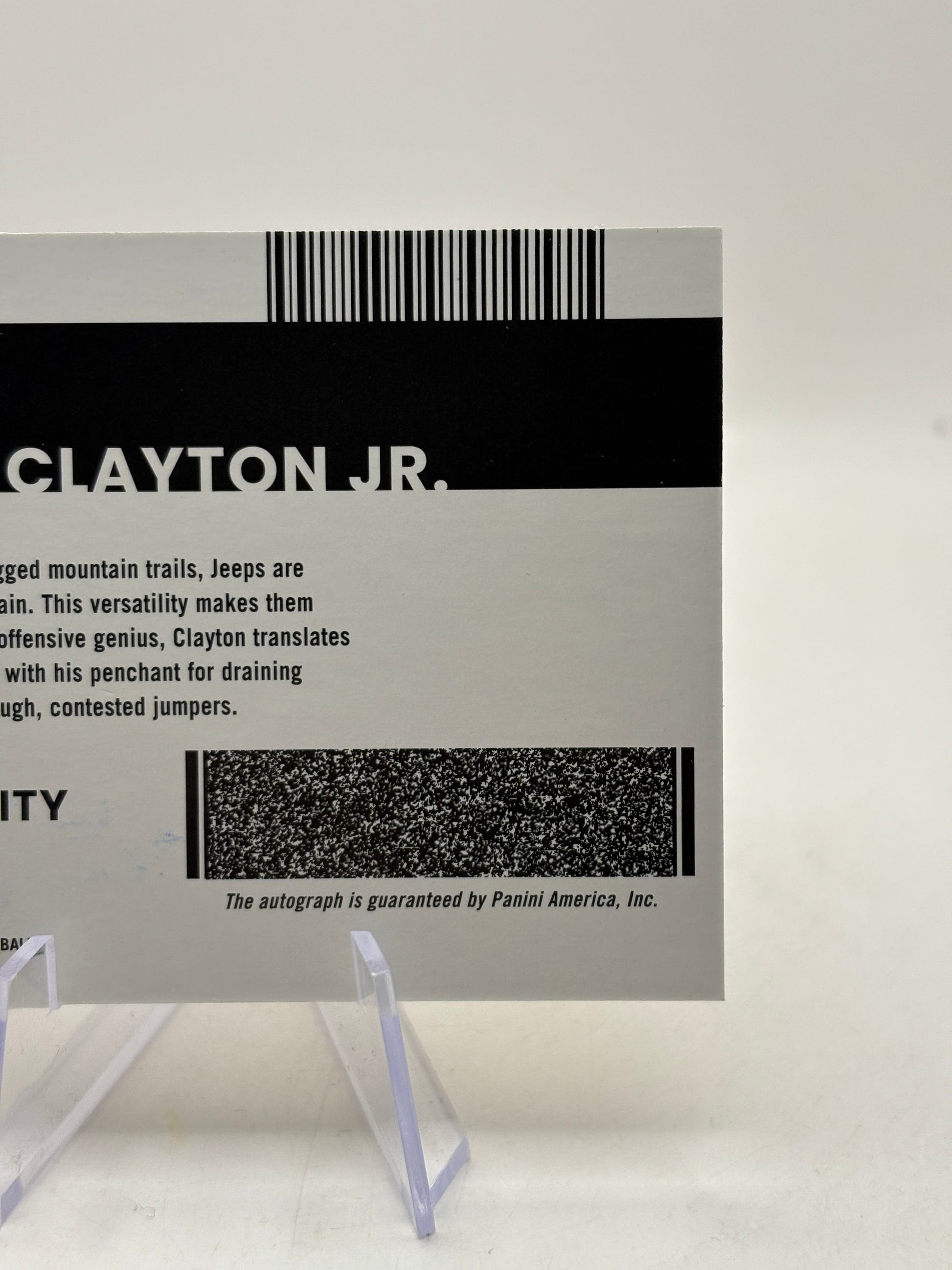 Walter Clayton Jr 2025-26 Donruss License to Drive Rookie RC Auto /10 FRENLY BRICKS - Open 7 Days image 6