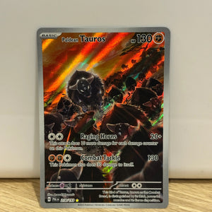 Pokemon TCG Paldean Tauros 218/193 Illustration Rare NM FRENLY BRICKS - Open 7 Days