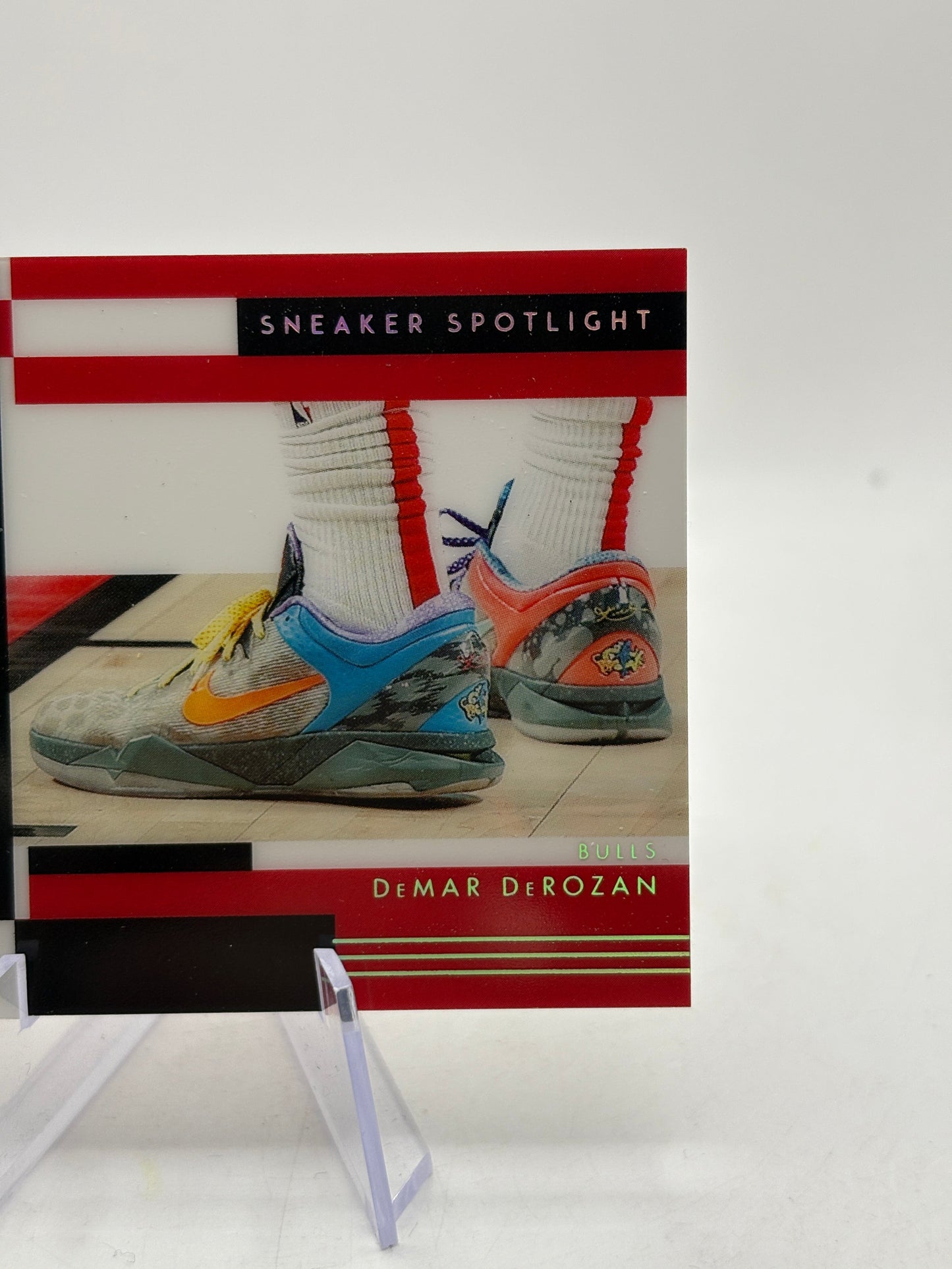 2024 Panini Noir DeMar DeRozan Sneaker Spotlight Holo #/99 Chicago Bulls FRENLY BRICKS - Open 7 Days