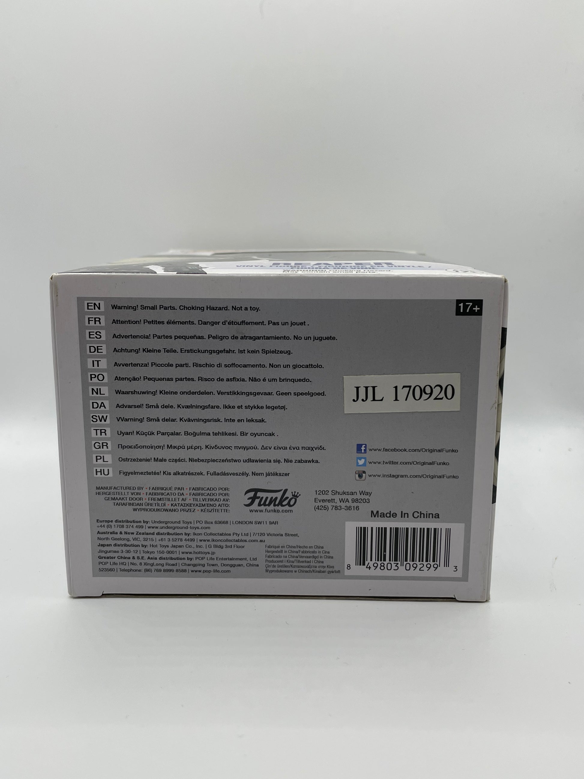 Funko POP! Games overwatch #93 Reaper FRENLY BRICKS - Open 7 Days