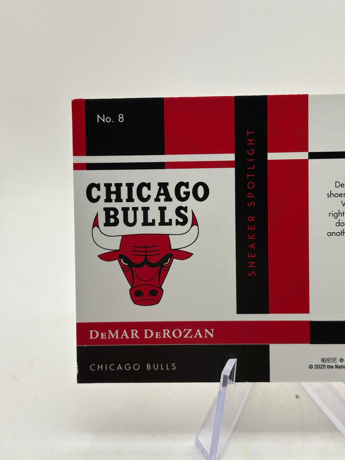 2024 Panini Noir DeMar DeRozan Sneaker Spotlight Holo #/99 Chicago Bulls FRENLY BRICKS - Open 7 Days image 5