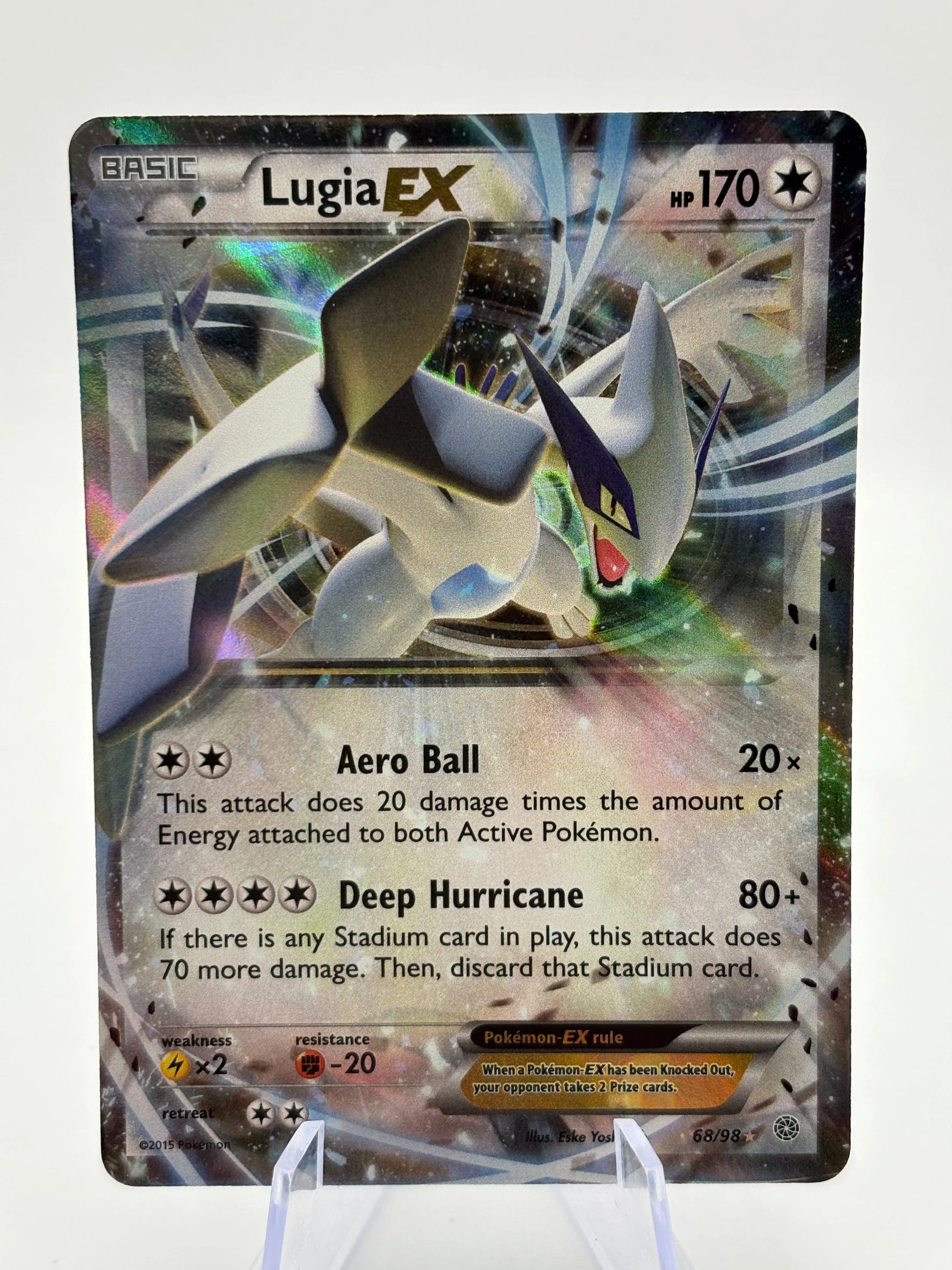 Pokemon TCG XY Ancient Origins - Lugia EX 68/98 Rare NM (1) FRENLY BRICKS - Open 7 Days image 1