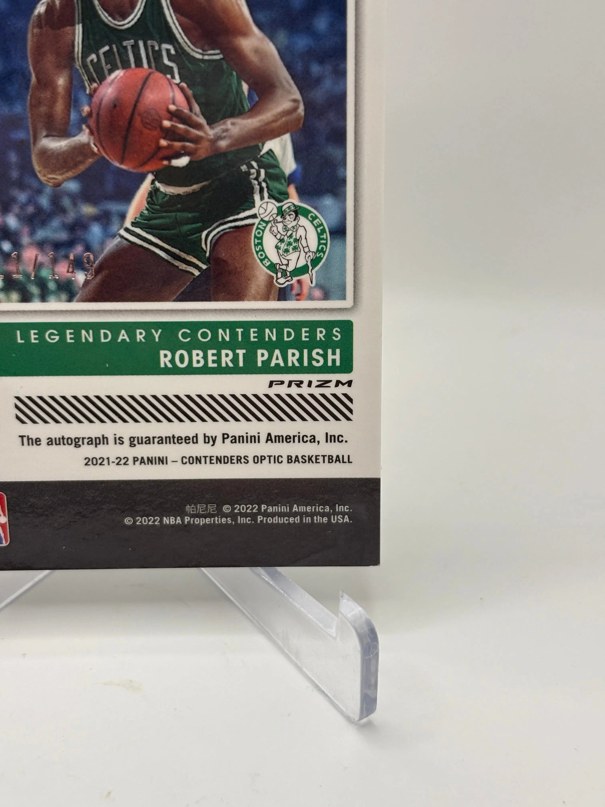 2021-22 Panini Contenders Optic #LCA-RPA Robert Parish /149 Auto FRENLY BRICKS - Open 7 Days