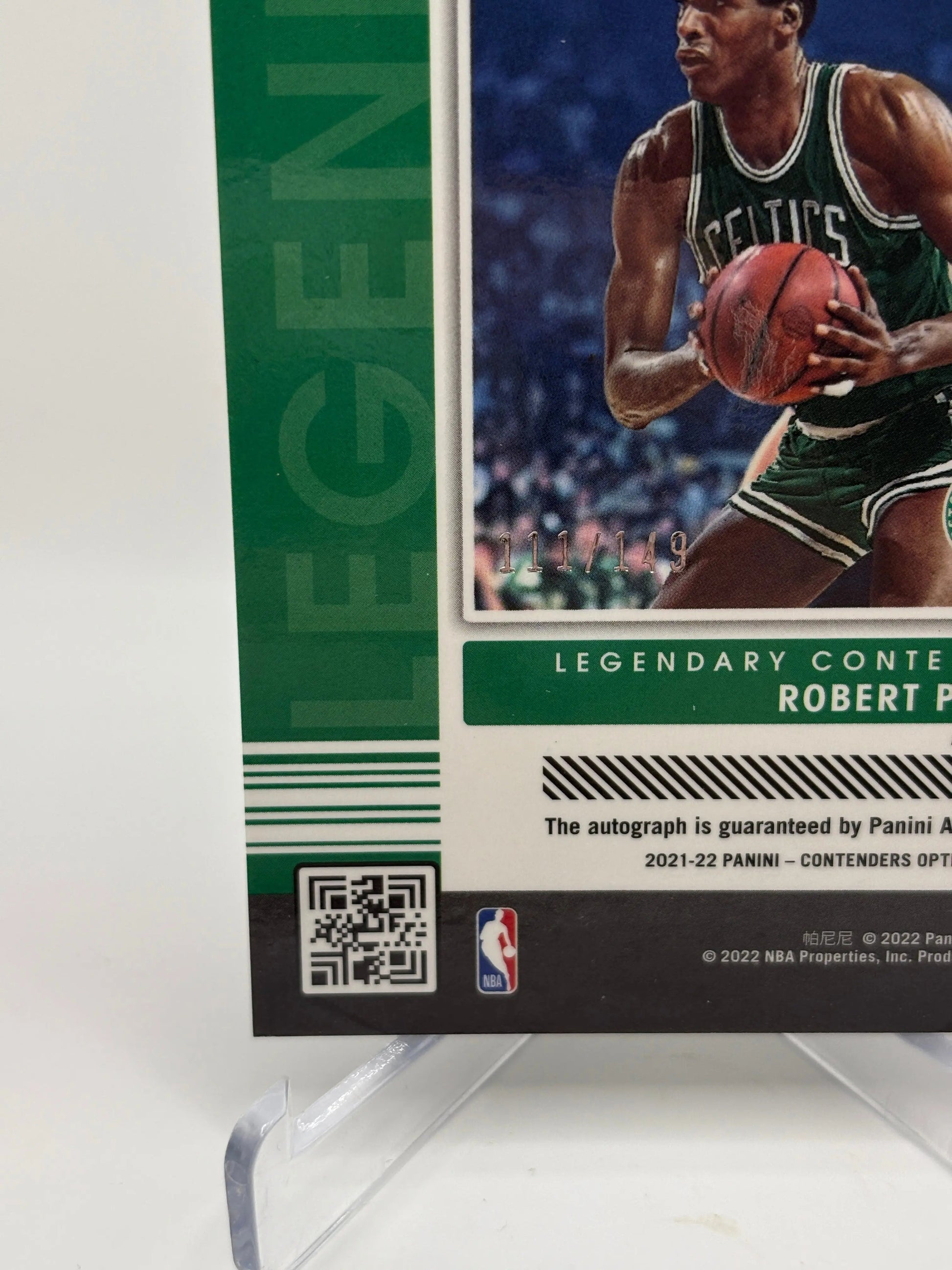 2021-22 Panini Contenders Optic #LCA-RPA Robert Parish /149 Auto FRENLY BRICKS - Open 7 Days