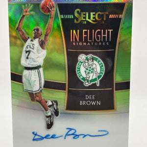2018-19 Panini Select Basketball #IF-DBR Dee Brown /99 Auto In Flight FRENLY BRICKS - Open 7 Days