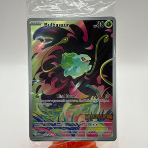 Pokemon TCG Mega Evolution - Bulbasaur 133/132 Illustration Rare Stamped Sealed FRENLY BRICKS - Open 7 Days