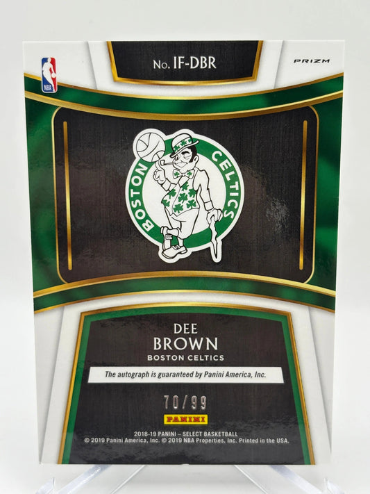 2018-19 Panini Select Basketball #IF-DBR Dee Brown /99 Auto In Flight FRENLY BRICKS - Open 7 Days