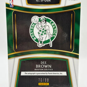 2018-19 Panini Select Basketball #IF-DBR Dee Brown /99 Auto In Flight FRENLY BRICKS - Open 7 Days