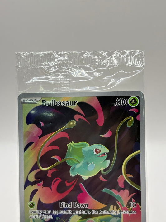 Pokemon TCG Mega Evolution - Bulbasaur 133/132 Illustration Rare Stamped Sealed FRENLY BRICKS - Open 7 Days