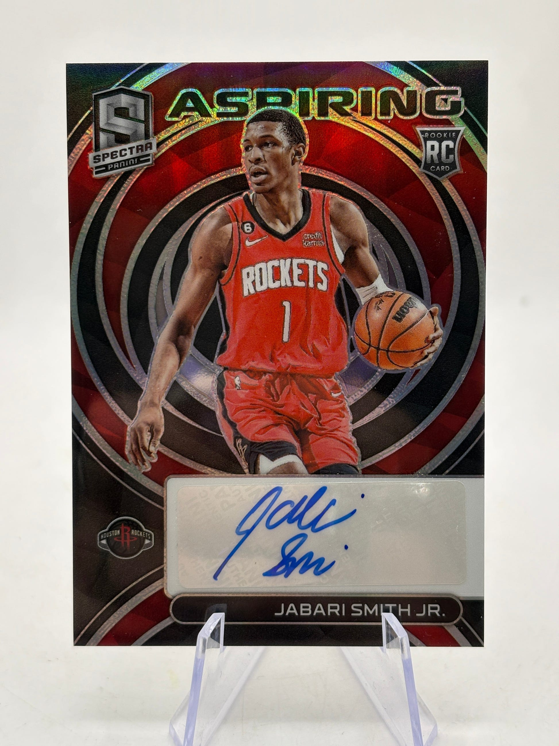 2022-23 Panini Spectra - #AA-JSJ Jabari Smith Jr. Aspiring Auto /99 FRENLY BRICKS - Open 7 Days image 1