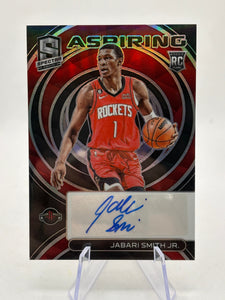 2022-23 Panini Spectra - #AA-JSJ Jabari Smith Jr. Aspiring Auto /99