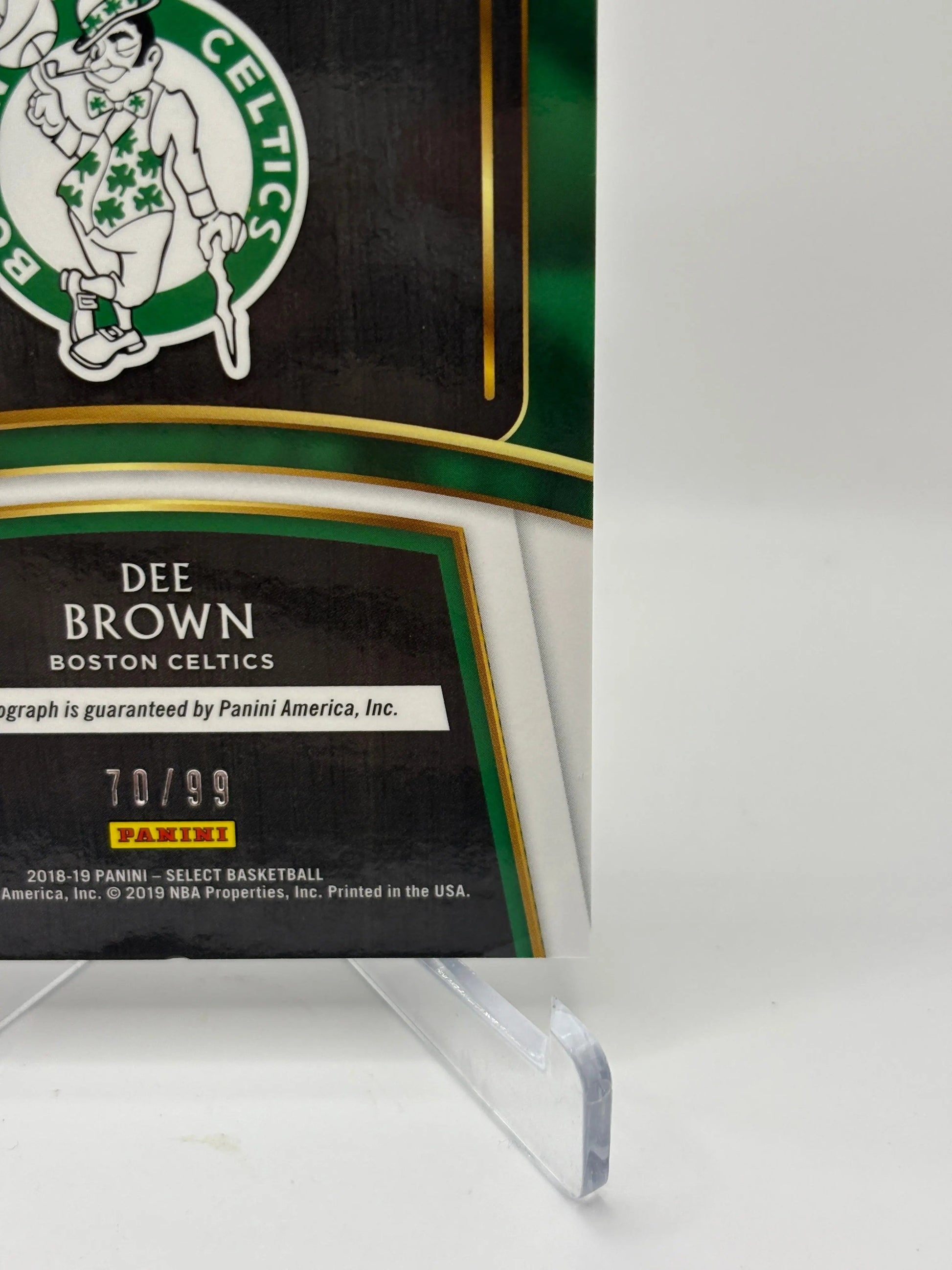 2018-19 Panini Select Basketball #IF-DBR Dee Brown /99 Auto In Flight FRENLY BRICKS - Open 7 Days