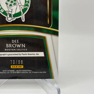 2018-19 Panini Select Basketball #IF-DBR Dee Brown /99 Auto In Flight FRENLY BRICKS - Open 7 Days