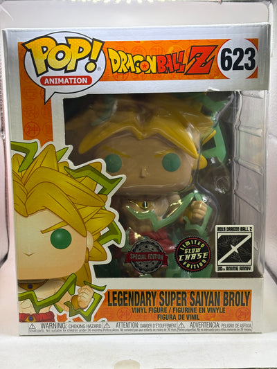 Funko POP! Animation Dragon Ball Z #623 Legendary Super Saiyan Broly Limited Glow Chase