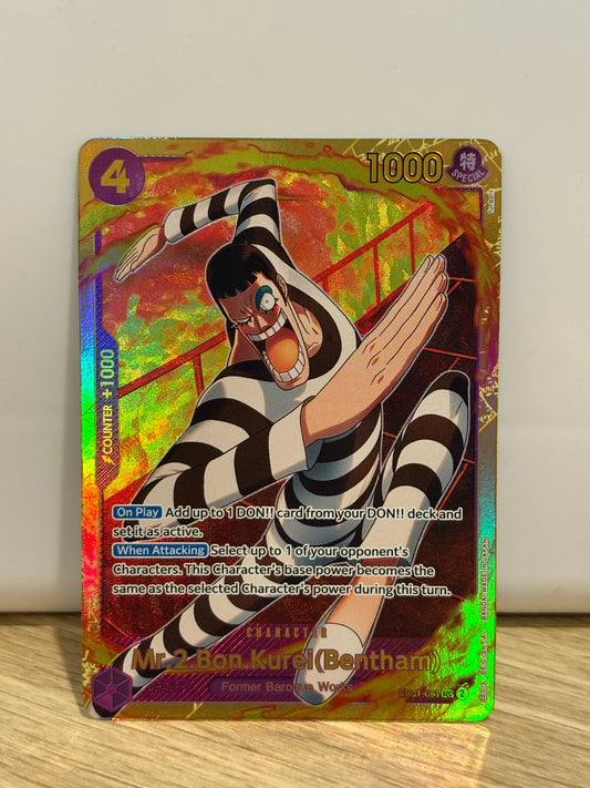 Mr.2.Bon.Kurei ( Bentham ) EB01-061 SEC Memorial Collection English One Piece NM FRENLY BRICKS - Open 7 Days