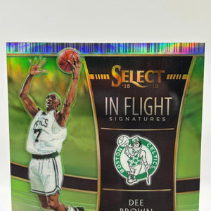 2018-19 Panini Select Basketball #IF-DBR Dee Brown /99 Auto In Flight FRENLY BRICKS - Open 7 Days