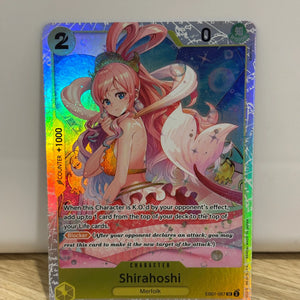 One Piece Memorial Collection Shirahoshi EB01-057 Super Rare Holo Foil JX63 NM FRENLY BRICKS - Open 7 Days