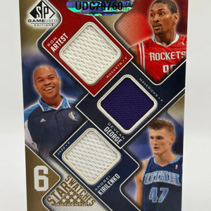 2009 SP Game Used 6 Star Swatches /65 - Ron Artest, Shawn Marion + more FRENLY BRICKS - Open 7 Days