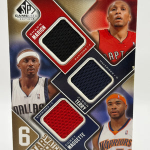 2009 SP Game Used 6 Star Swatches /65 - Ron Artest, Shawn Marion + more FRENLY BRICKS - Open 7 Days