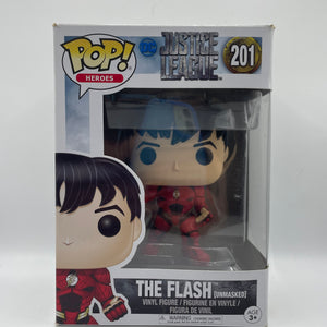Funko POP! Heroes DC Justice league #201 The Flash ( unmasked ) FRENLY BRICKS - Open 7 Days