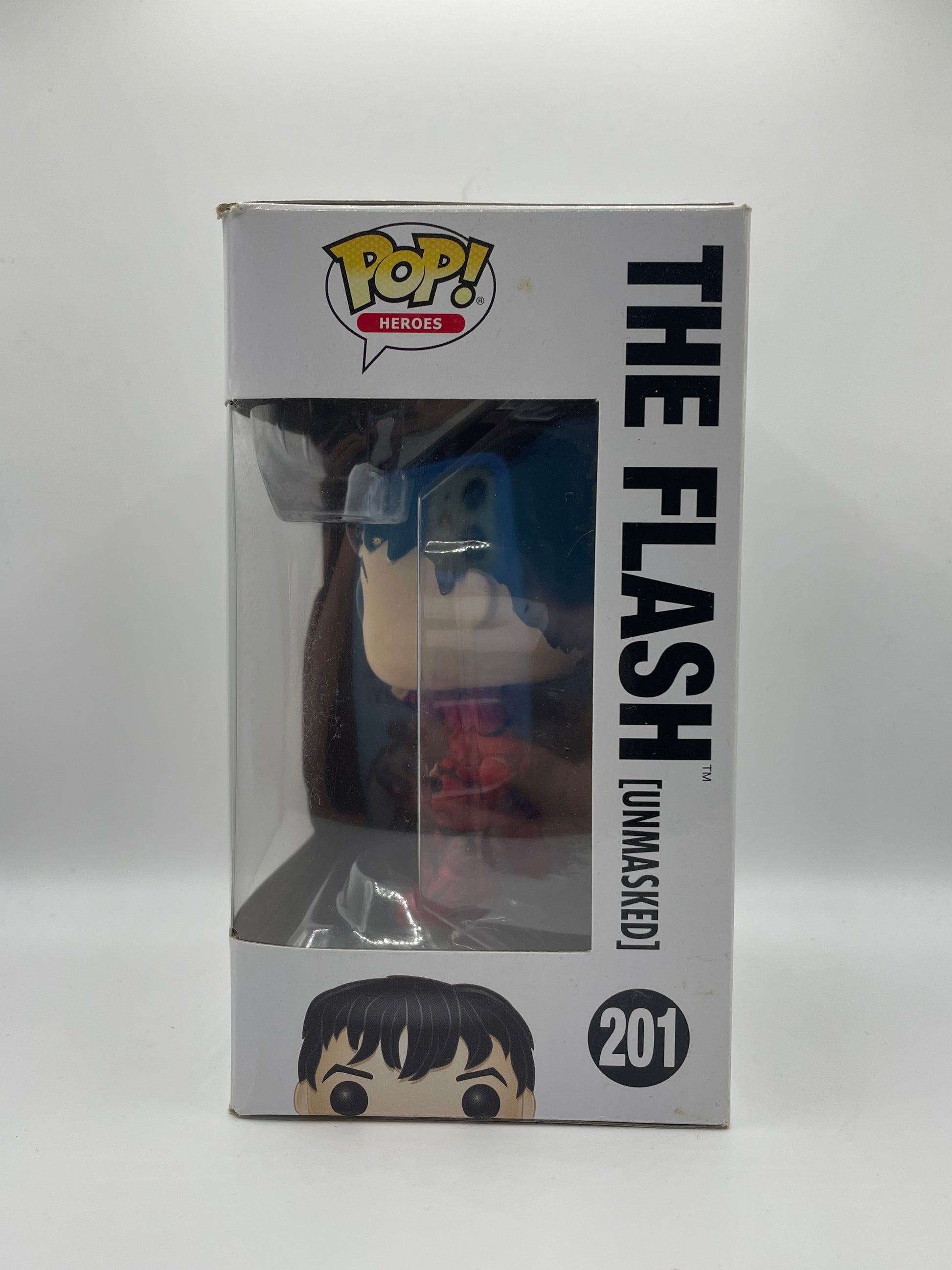 Funko POP! Heroes DC Justice league #201 The Flash ( unmasked ) FRENLY BRICKS - Open 7 Days