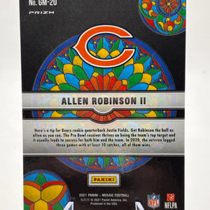 Allen Robinson II 2021 Mosaic Glass Mosaic Insert SSP #GM-20 Bears Case Hit FRENLY BRICKS - Open 7 Days