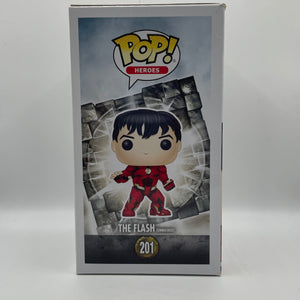 Funko POP! Heroes DC Justice league #201 The Flash ( unmasked ) FRENLY BRICKS - Open 7 Days