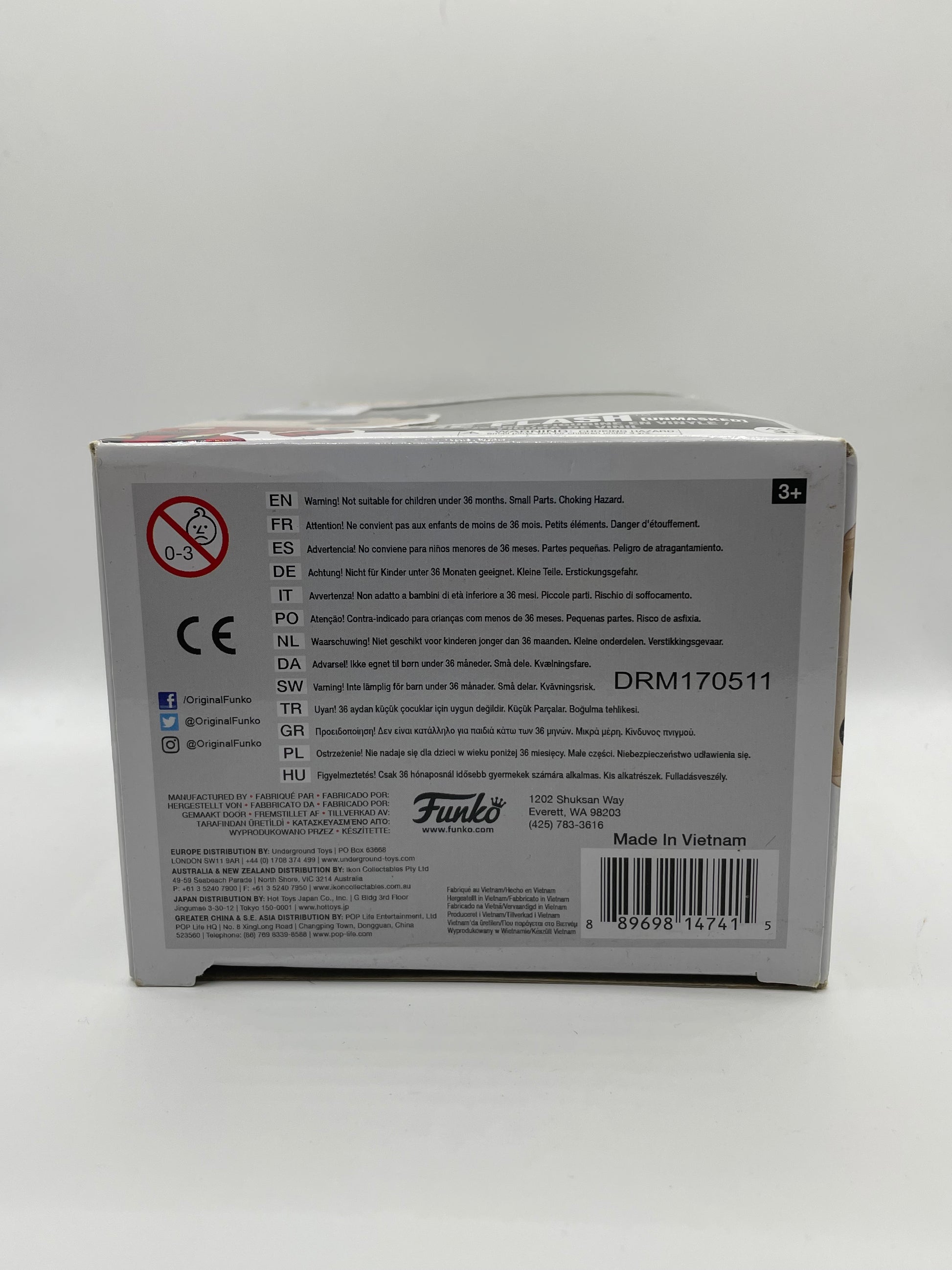 Funko POP! Heroes DC Justice league #201 The Flash ( unmasked ) FRENLY BRICKS - Open 7 Days