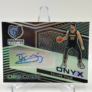 2020-21 Panini Obsidian Basketball #ONY-KLT Killian Tillie /25 Auto Green FRENLY BRICKS - Open 7 Days