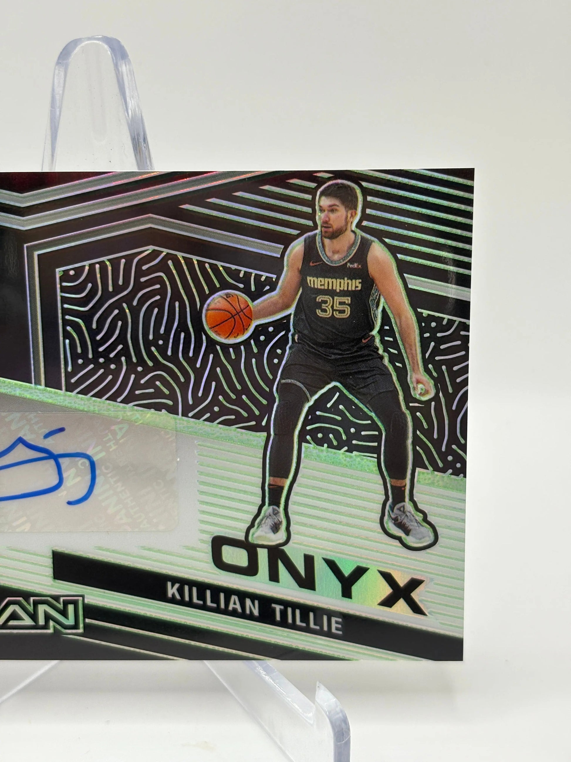 2020-21 Panini Obsidian Basketball #ONY-KLT Killian Tillie /25 Auto Green FRENLY BRICKS - Open 7 Days