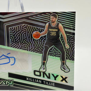 2020-21 Panini Obsidian Basketball #ONY-KLT Killian Tillie /25 Auto Green FRENLY BRICKS - Open 7 Days