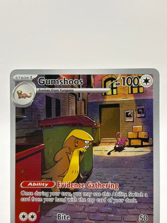 Pokemon TCG Mega Evolutions- Gumshoos 153/132 Illustration Rare NM (1) FRENLY BRICKS - Open 7 Days