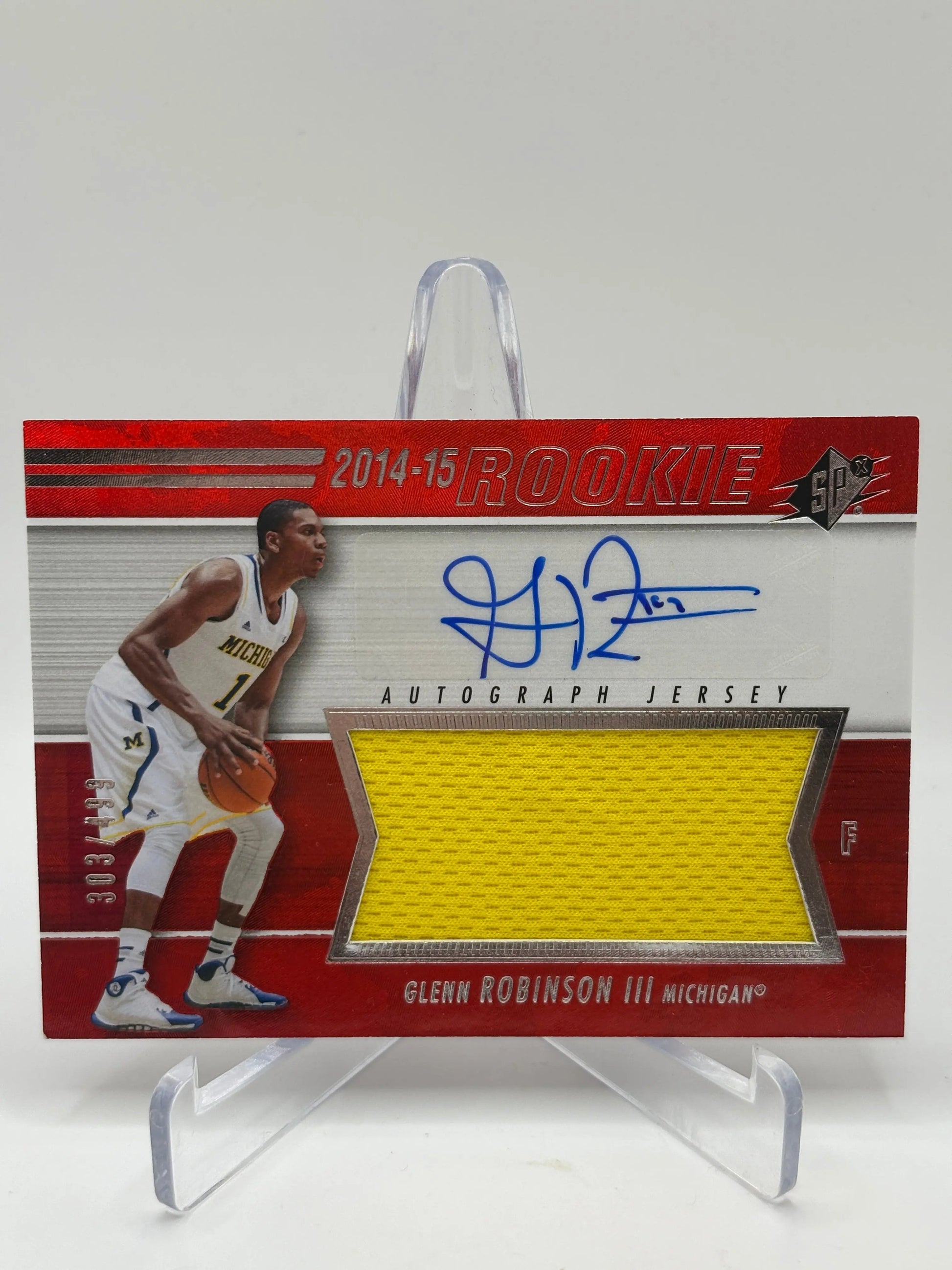 2014-15 SPX Basketball - Glenn Robinson III RPA /499 Rookie Auto FRENLY BRICKS - Open 7 Days