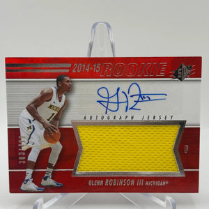 2014-15 SPX Basketball - Glenn Robinson III RPA /499 Rookie Auto FRENLY BRICKS - Open 7 Days