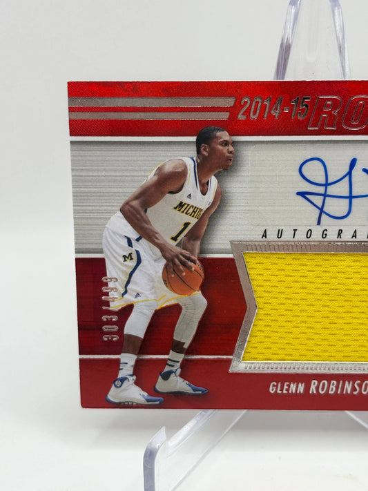 2014-15 SPX Basketball - Glenn Robinson III RPA /499 Rookie Auto FRENLY BRICKS - Open 7 Days