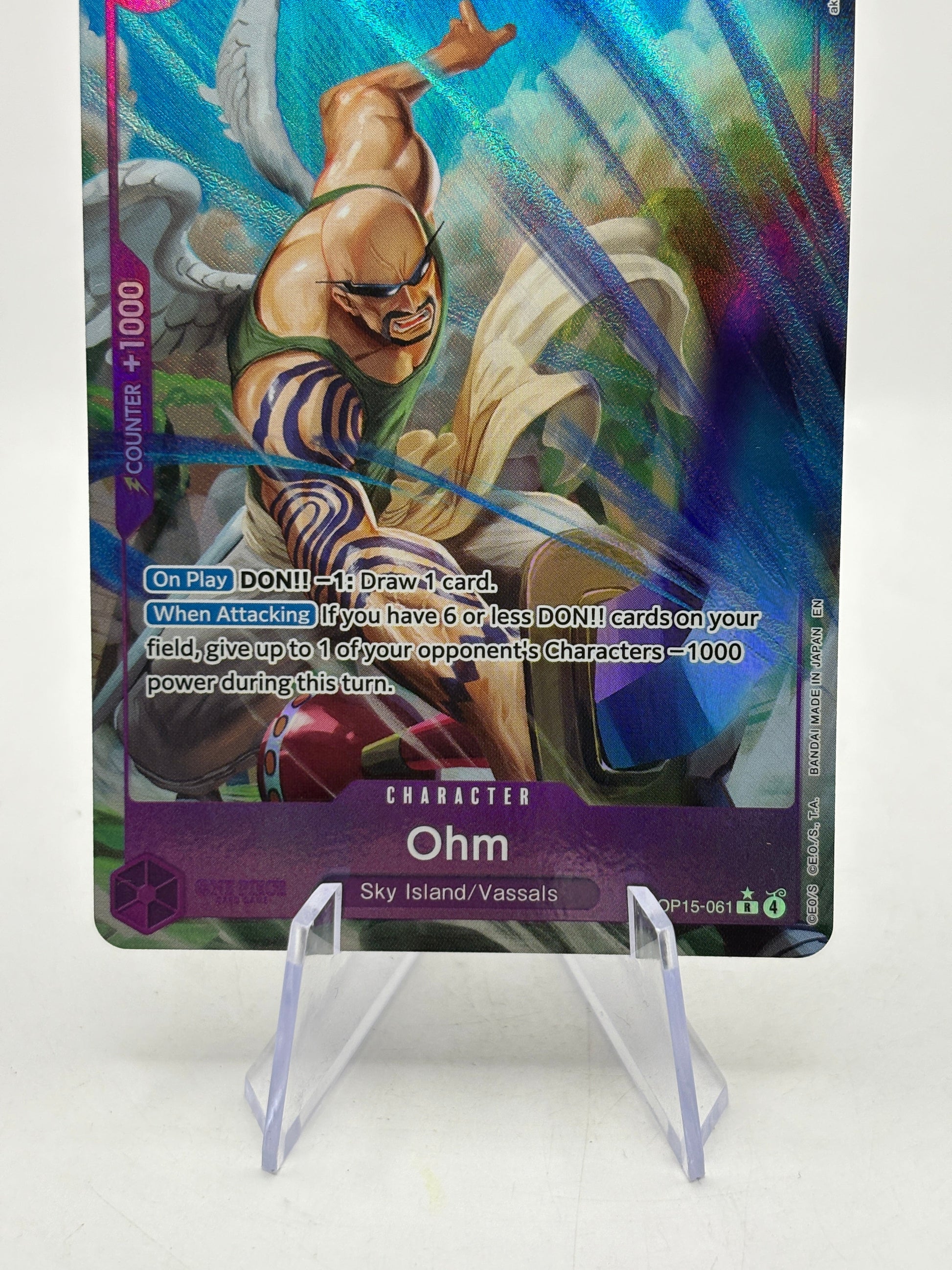 One Piece TCG Ohm OP15-061 R* Alternate Art FRENLY BRICKS - Open 7 Days