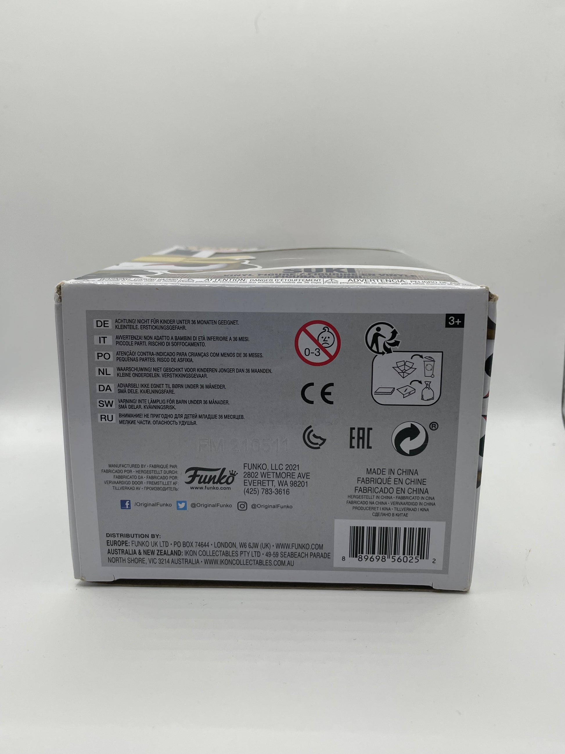 Funko POP! Animation Avatar the last airbender #996 Suki FRENLY BRICKS - Open 7 Days