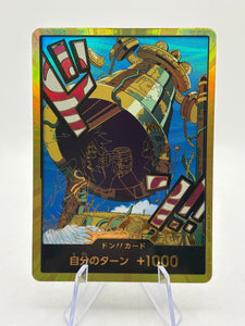 One Piece Japanese DON!! Card (Kalgara) (Gold) Premium Booster Vol. 2 Foil NM