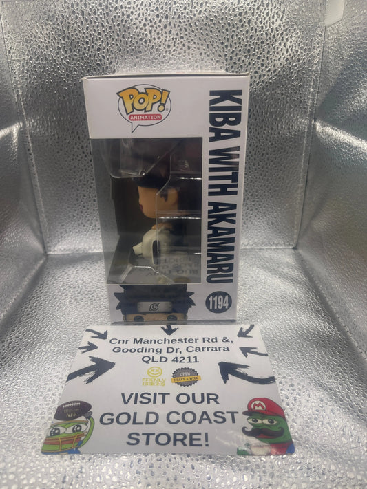 Funko Pop! Vinyl: Naruto Shippuden - Kiba With Akamaru #1194 FRENLY BRICKS - Open 7 Days