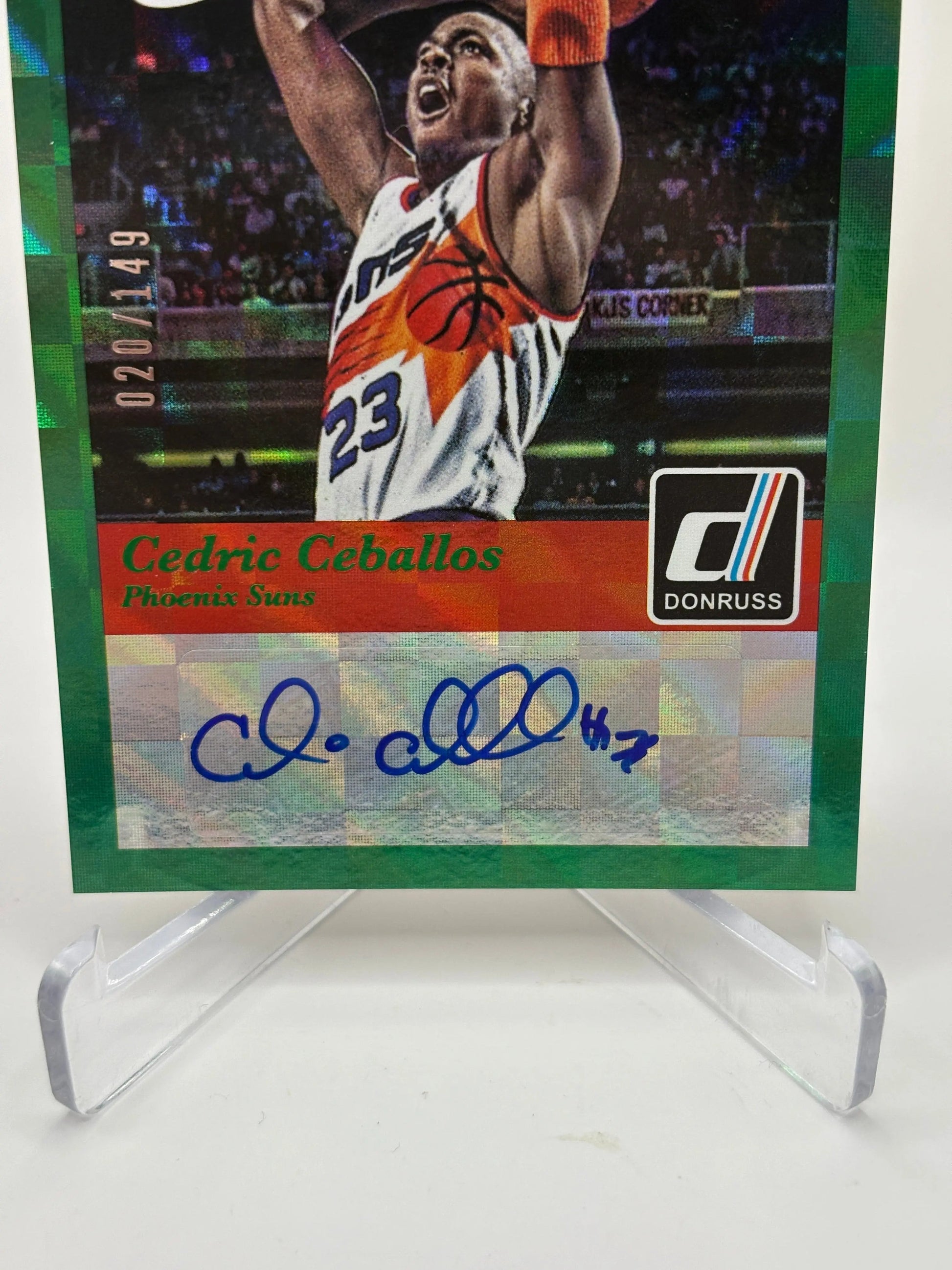 2014-15 Panini Donruss Basketball #24 Cedric Ceballos Auto /149 Elite Dominators FRENLY BRICKS - Open 7 Days
