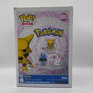 Funko POP! Games Pokemon #855 Alakazam FRENLY BRICKS - Open 7 Days