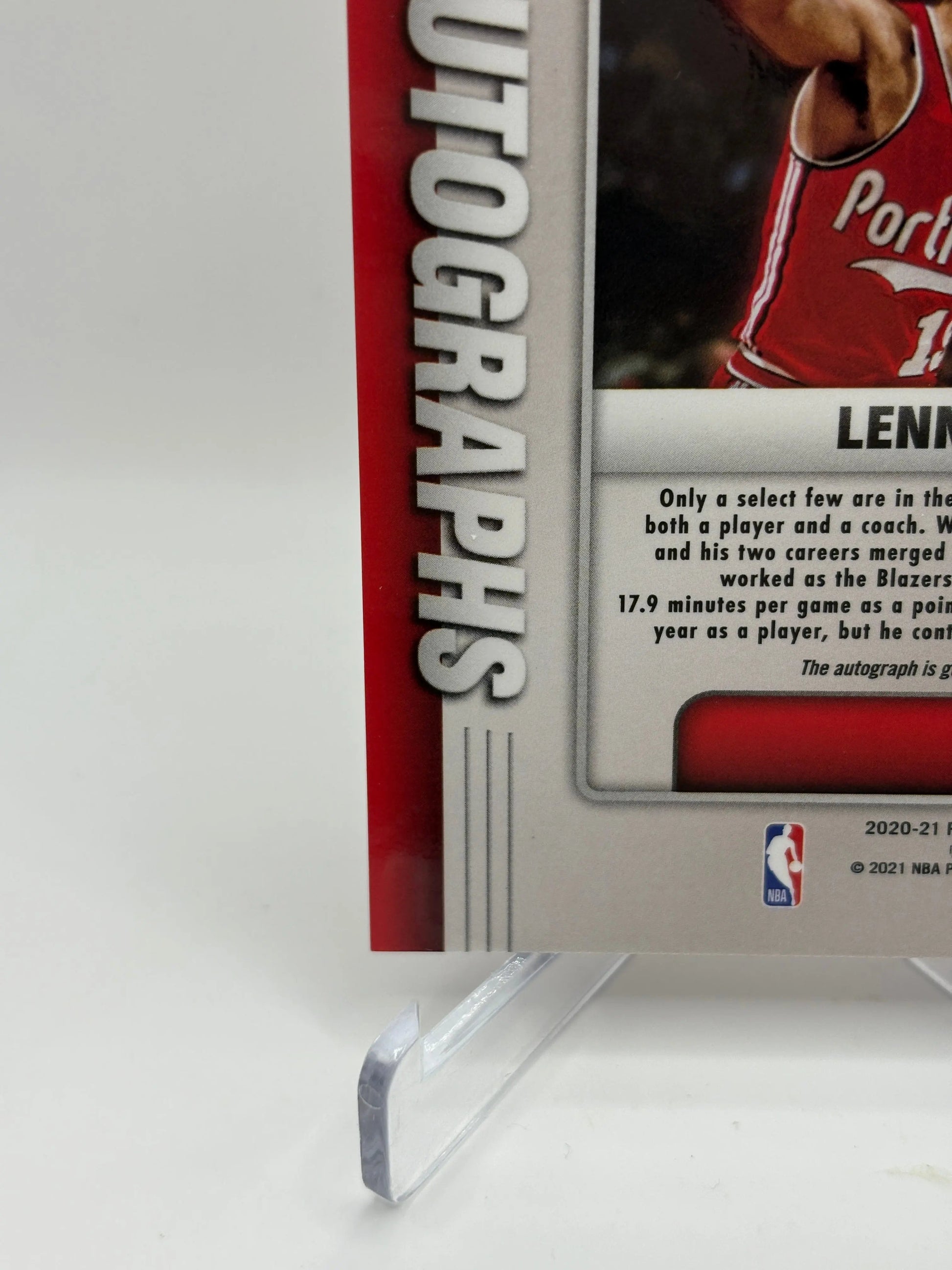 2020-21 Panini Mosaic Basketball #AM-LWI Lenny Wilkens Auto Red Yellow FRENLY BRICKS - Open 7 Days