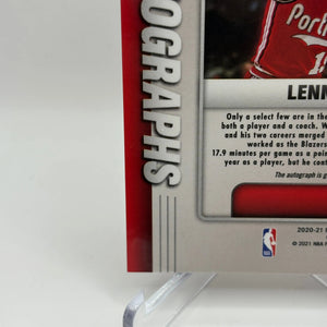 2020-21 Panini Mosaic Basketball #AM-LWI Lenny Wilkens Auto Red Yellow FRENLY BRICKS - Open 7 Days