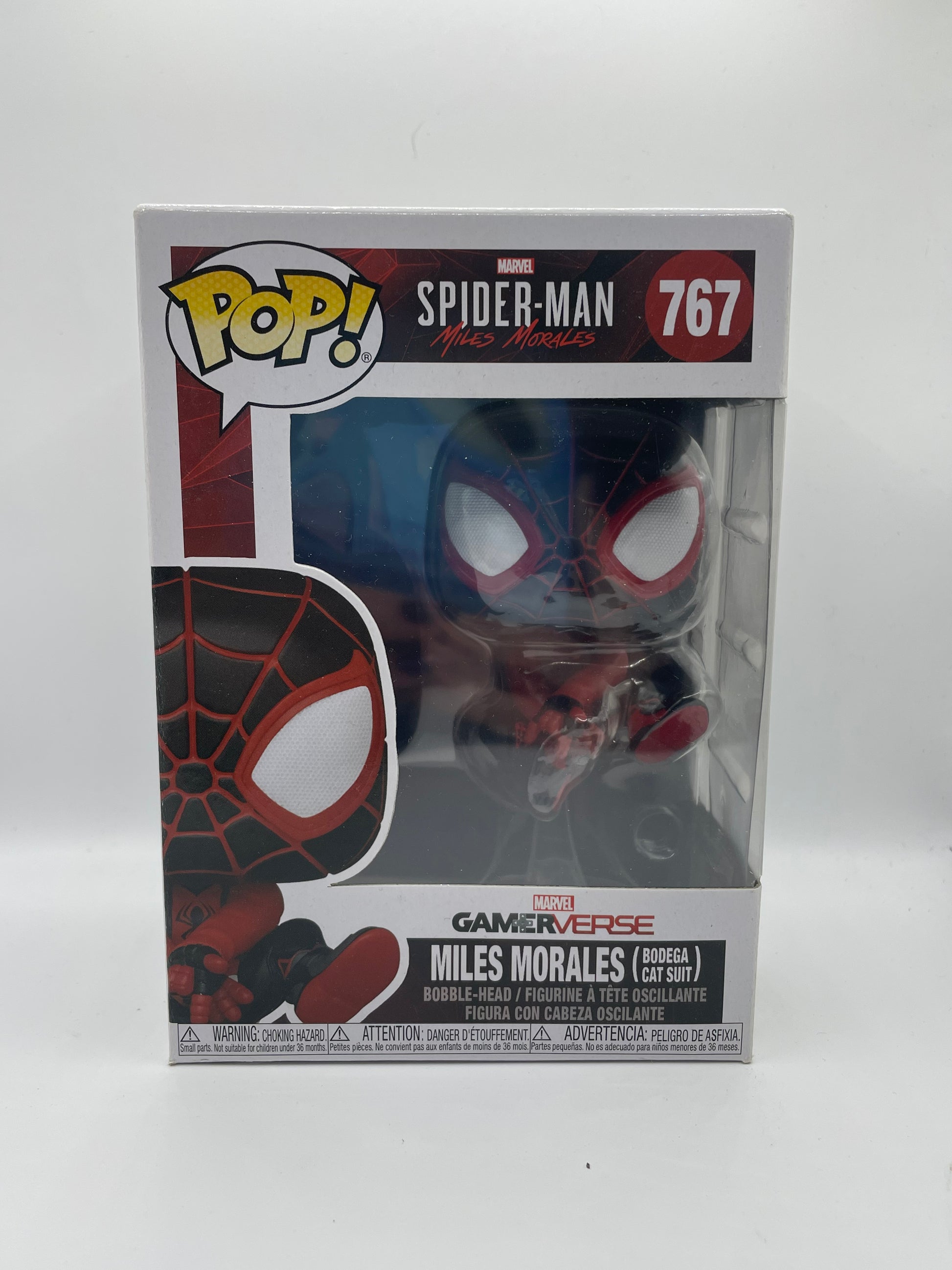 Funko POP! Marvel spider-man  Miles Morales #767 Miles Morales (bodega cat suit) FRENLY BRICKS - Open 7 Days