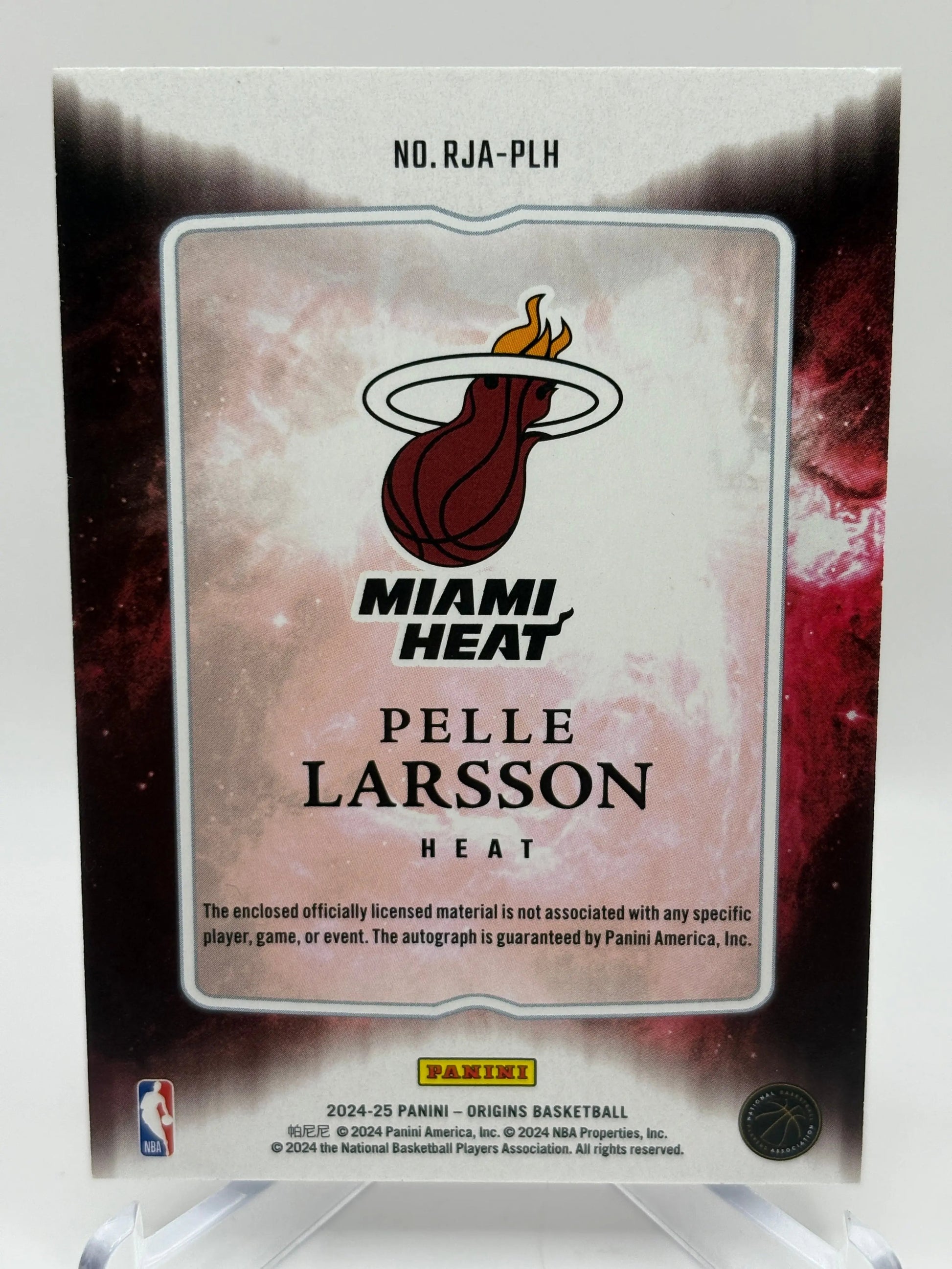 2024-25 Panini Origins Basketball #RJA-PLH Pelle Larsson Rookie Autograph FRENLY BRICKS - Open 7 Days