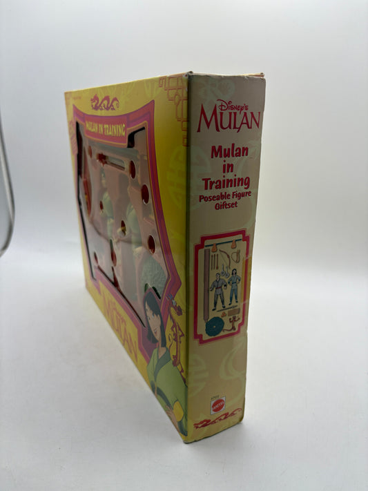 Rare Vintage Mattel 1998 Mulan In Training Set Factory Sealed Disneys Mulan FRENLY BRICKS - Open 7 Days